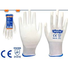 Găng Tay Làm Việc An Toàn XL Wadfow - Găng Tay Dệt PU Chống Trượt Cho Nam Nữ, Thích Hợp Dùng Trong Công Nghiệp và Thủ Công