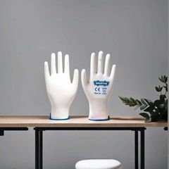 Găng Tay Làm Việc An Toàn XL Wadfow - Găng Tay Dệt PU Chống Trượt Cho Nam Nữ, Thích Hợp Dùng Trong Công Nghiệp và Thủ Công