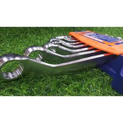 Bộ Cờ Lê Đầu Vòng Wadfow 8 Chiếc 6-22mm - Dụng Cụ Sửa Chữa Chuyên Nghiệp, Chất Lượng Cao, Mạ Bóng