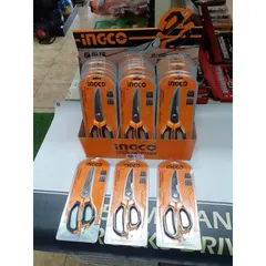 Kéo Bếp 225mm Ingco HSCRS822251 - Thép Không Gỉ, Đa Năng Cắt, Khui, Bẻ Đai Ốc - Tay Cầm Thiết Kế Độc Đáo