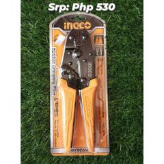 Kìm bấm cos dây điện 6mm² Ingco HRCPC0506 - Công cụ tiện ích với tay cầm độc đáo và lực bấm điều chỉnh cho mọi nhu cầu sử dụng