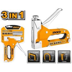 Kìm Bấm Ghim Đa Năng 3 Trong 1 Ingco HSG1405 - Tặng Kèm 600 Ghim, Tiện Ích Đối Với Công Việc Thủ Công Và Sửa Chữa