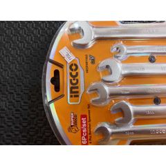 Bộ 6 Cờ Lê Miệng Vòng Tự Động CRV 8-17mm - Dụng Cụ Chất Lượng Cao Ingco - Tiện Ích Sửa Chữa Cơ Khí