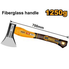 Búa Rìu Ingco 1250g - Dụng Cụ Tiện Ích Cầm Tay Chắc Chắn, Thép Cacbon Rèn Chất Lượng Cao, Tay Cầm Thủy Tinh Ổn Định
