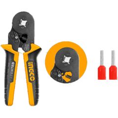 Kìm Bấm Cos Dây Điện Ingco HRCPG05210 - Phạm Vi Bấm 0.25-10mm, Tay Cầm Thiết Kế Độc Đáo, Lực Bấm Điều Chỉnh