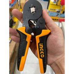 Kìm Bấm Cos Dây Điện Ingco HRCPG05210 - Phạm Vi Bấm 0.25-10mm, Tay Cầm Thiết Kế Độc Đáo, Lực Bấm Điều Chỉnh