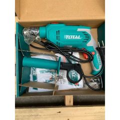 Máy khoan búa 710W Total TG107136E - Điện áp 220-240V, Tốc độ 0-3000rpm, Kiểm soát tốc độ, Kích thước khoan tối đa 13mm