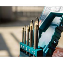 Bộ mũi khoan kiếng 4-10mm 5 chi tiết Total TACSD7256 - Dụng cụ khoan đa năng cho kính và vật liệu cứng