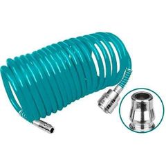 Cuộn Dây Hơi Xoắn Dẫn Khí Nén 5m 5x8mm Total THT11051-3 - Chất liệu PU, Đầu Nối Nitto, Tiện Lợi Cho Dụng Cụ Và Thiết Bị
