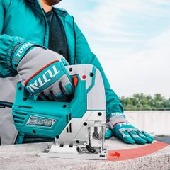 Máy cưa lọng 800W Total TS2081006 - Dụng cụ cắt gỗ và sắt chất lượng cao, bảo hành 6 tháng, Made in China