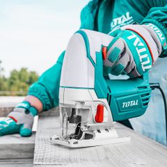 Máy cưa lọng 800W Total TS2081006 - Dụng cụ cắt gỗ và sắt chất lượng cao, bảo hành 6 tháng, Made in China