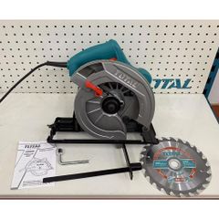 Máy cưa đĩa tròn 185mm 1200W Total - Dụng cụ cắt gỗ chính xác, tốc độ cao 5000rpm, điều chỉnh độ sâu cắt, lưỡi cưa đi kèm