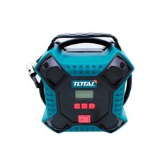 Bơm Hơi Lốp Xe Ô Tô Total TTAC1601 - Dụng Cụ Kiểm Tra Áp Suất 160PSI Kèm Đèn LED và Phụ Kiện Hữu Ích