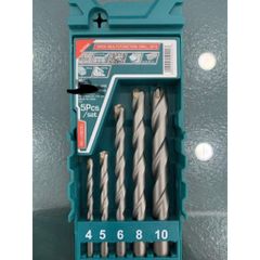 Bộ Mũi Khoan Đa Năng Total TACSD7156 5 Chi Tiết 4-10mm - Dụng Cụ Tiện Ích Chất Lượng Cao