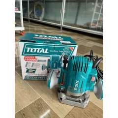 Máy phay gỗ 1200W Total TR110816 - Dụng cụ cực mạnh cho thợ mộc, tốc độ 26000rpm, bảo hành 6 tháng, tiện ích hoàn hảo cho DIY.