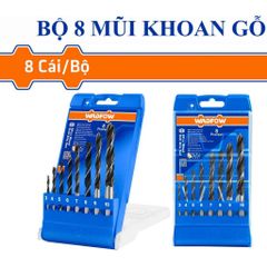 Bộ 8 Mũi Khoan Gỗ Wadfow - Đủ Kích Thước 3mm đến 10mm - Dụng Cụ Tiện Ích Cho Thợ Mộc và DIY