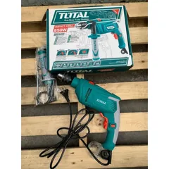 Máy khoan động lực cầm tay 850W TOTAL TG109136E - Khả năng khoan tối đa 13mm, tốc độ 0-2700rpm, công tắc đảo chiều, thiết kế tiện dụng