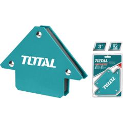 Ke nam châm hàn 3 góc Total TAMWH25032 - Lực kéo 25Lbs, kích thước 3 inch, hỗ trợ 45°, 90°, 135° - Dụng cụ tiện ích chất lượng cao