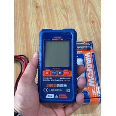 Đồng hồ vạn năng kỹ thuật số Wadfow WDM1501 - 600V, hiển thị số RMS, chức năng tự động, đa năng cho điện áp và điện trở