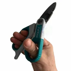 Kéo Đa Năng Total 170mm THES051708 - Thép Không Gỉ Titan, Cắt Cáp Điện, Bộ Tuốt Dây Tích Hợp, Bền Bỉ và Chính Xác