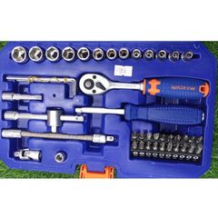 Bộ 45 Chi Tiết Tay Vặn Đầu Tuýp 1/4