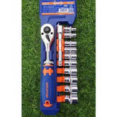 Bộ Công Cụ 12 Chi Tiết Tay Vặn Đầu Tuýp 1/4
