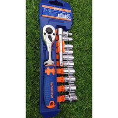 Bộ Công Cụ 12 Chi Tiết Tay Vặn Đầu Tuýp 1/4