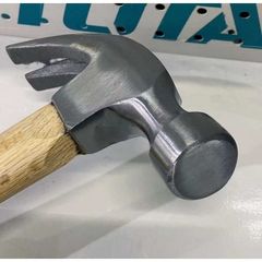 Búa Nhổ Đinh 450g Total THTW7316 - Dụng Cụ Tiện Ích Từ Thép Cacbon và Tay Cầm Gỗ Chắc Chắn, Phù Hợp Cho Công Trình  sửa chữa