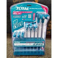 Bộ lục giác 2 đầu chữ T 8 chi tiết Total THHW80826 - Dụng cụ sửa chữa đa năng 2-10mm chất liệu Cr-V, thiết kế độc quyền