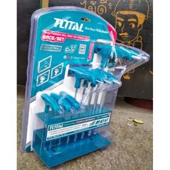 Bộ lục giác 2 đầu chữ T 8 chi tiết Total THHW80826 - Dụng cụ sửa chữa đa năng 2-10mm chất liệu Cr-V, thiết kế độc quyền