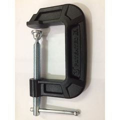 Kẹp chữ G 3 inch Total THT13136 - Dụng cụ tiện ích bằng gang dẻo, màu đen trắng bạc, sản phẩm chất lượng từ Trung Quốc