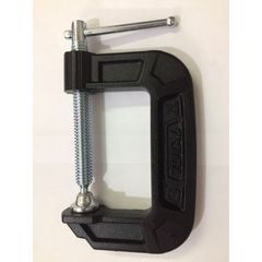 Kẹp chữ G 3 inch Total THT13136 - Dụng cụ tiện ích bằng gang dẻo, màu đen trắng bạc, sản phẩm chất lượng từ Trung Quốc