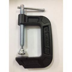 Kẹp chữ G 3 inch Total THT13136 - Dụng cụ tiện ích bằng gang dẻo, màu đen trắng bạc, sản phẩm chất lượng từ Trung Quốc