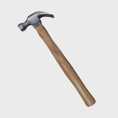 Búa Nhổ Đinh Total THTW7308 - 220g, Đầu Thép Cacbon, Tay Cầm Gỗ Cứng, Dụng Cụ Tiện Ích Chất Lượng cao