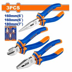 Bộ 3 Kìm Kết Hợp Wadfow WPS0603 - Kìm Răng 7