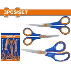 Bộ 3 Kéo Chất Lượng Wadfow WSX4633 - Kéo Tiện Ích Đa Năng 215mm, 175mm, 140mm - Dụng Cụ Nhà Bếp Thương Hiệu Trung Quốc