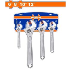 Bộ 4 Mỏ Lết Thép Cacbon 6