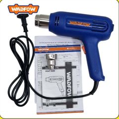 Máy thổi nhiệt 1600W Wadfow - Thiết bị tiện ích đa năng, nhiệt độ 400°C/500°C, hoàn hảo cho sửa chữa và hoàn thiện dự án DIY