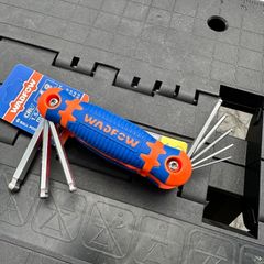 Bộ 8 Chìa Lục Giác Bi Tròn Wadfow 1.5-8mm - Dụng Cụ Tiện Ích Chất Lượng Cao, Đủ Kích Thước 1.5-8mm, Chất Liệu Cr-V