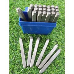 Bộ 27 Mũi Đột Chữ Cái 3mm Wadfow - Dụng Cụ Lập Chữ Sáng Tạo A-Z và Biểu Tượng Thép Carbon, Hộp Nhựa Tiện Lợi
