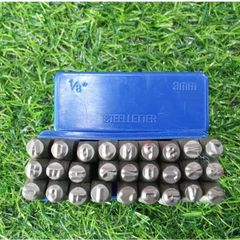 Bộ 27 Mũi Đột Chữ Cái 3mm Wadfow - Dụng Cụ Lập Chữ Sáng Tạo A-Z và Biểu Tượng Thép Carbon, Hộp Nhựa Tiện Lợi