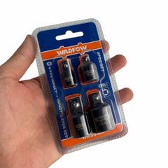 Bộ 4 đầu chuyển đầu tuýp Wadfow WMS6404 - Dụng cụ tiện ích, thép 50BV30, kích thước 1/4