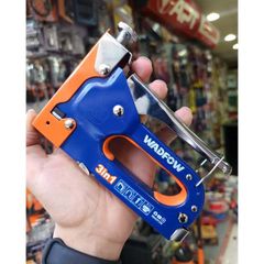 Bộ dụng cụ bấm đinh ghim 3 trong 1 Wadfow - Gồm 500 đinh thẳng, đinh U, đinh bê tông - Tiện ích cho xây dựng và sửa chữa