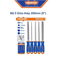 Bộ 5 Giũa Thép Wadfow 200mm (8