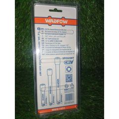 Bộ 3 Đầu Chuyển Đầu Tuýp Dài Wadfow WMS7403 - Dụng Cụ Tháo Lắp Chất Liệu Thép 50BV30, Kích Thước 3, 6, 8 inch