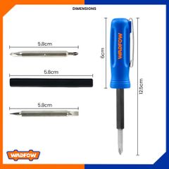 Bộ Tua Vít Bỏ Túi 4 Trong 1 WSS2J04 - Dụng Cụ Tiện Ích Đa Năng Cr-V Cho Người Sửa Chữa, Thiết Kế Gọn Nhẹ, Thoải Mái