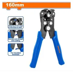 Dụng cụ tuốt dây tự động 160mm WBQ3606 - Thiết bị tiện ích chính xác cho cắt dây 0.2-6mm, Thương hiệu Wadfow, Chất lượng cao