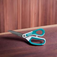 Kéo Tiện Ích 210mm Total THSCRS812108 - Thép Không Gỉ Mạ Titan, Chuyên Dụng Cắt Vải/ Nhựa/ Bìa Cứng