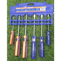 Bộ 6 Tua Vít Dẹp & Bake Wadfow - Dụng Cụ Tiện Ích Chất Liệu Thép Carbon 45# cho Sửa Chữa và Lắp Ráp