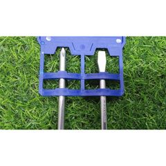 Bộ 2 Tua Vít Dẹp & Bake 100mm Wadfow - Dụng Cụ Tiện Ích Chất Lượng Cao, Thân Tròn 40cr, Thích Hợp Sửa Chữa Tại Nhà
